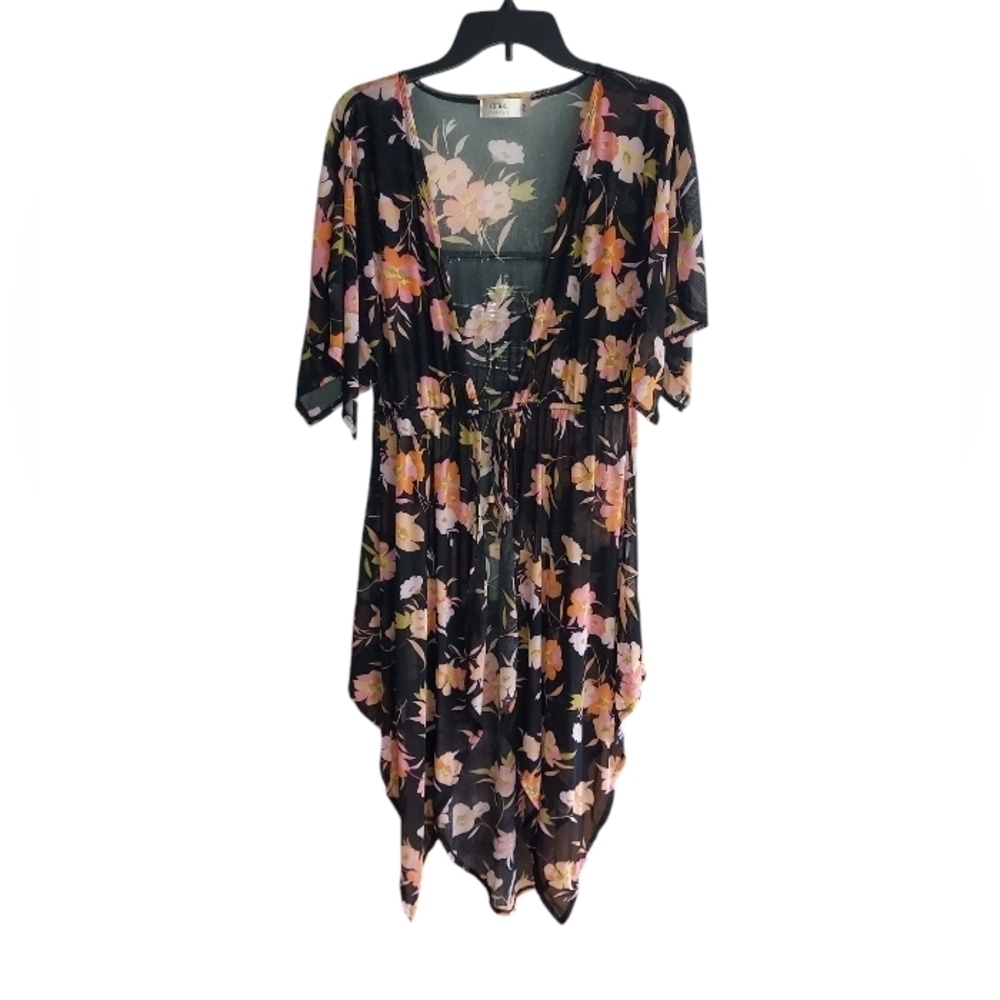 Cure petite floral flowy duster